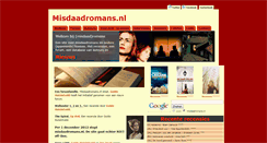 Desktop Screenshot of misdaadromans.nl
