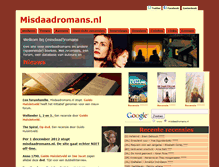 Tablet Screenshot of misdaadromans.nl